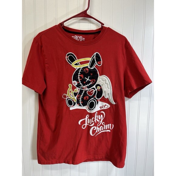 BKYS Lucky Charms Angel Embroidered Shirt. Sz M  12- 14See photo for condition, - Picture 1 of 7